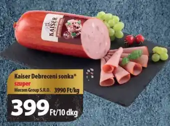 Coop Kaiser Debreceni sonka 10dkg ajánlat