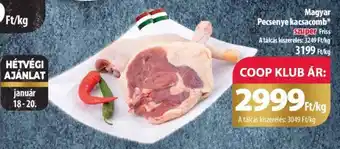 Coop Magyar Pecsenye kacsacomb ajánlat