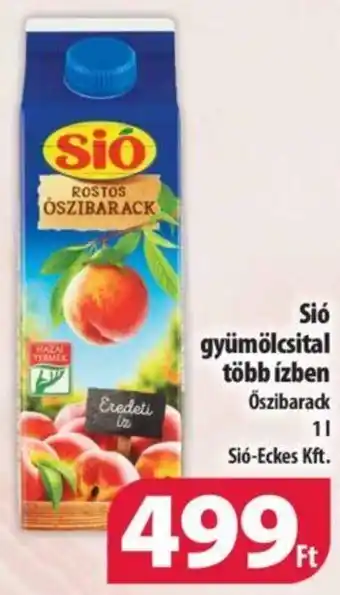 Coop Sió gyümölcsital több ízben 1l ajánlat