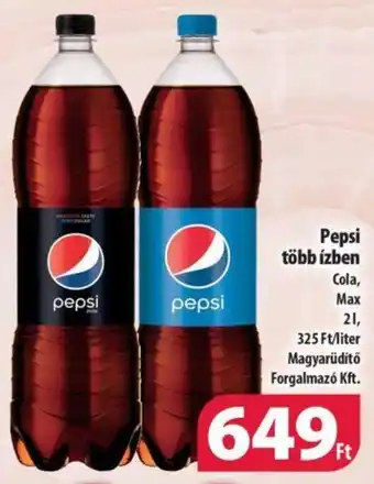 Coop Pepsi több ízben 2l ajánlat