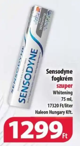 Coop Sensodyne fogkrém 75ml ajánlat