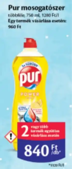 Pur mosogatószer 750ml