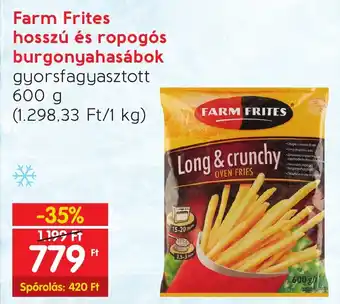 Spar Farm Frites hosszú és ropogós burgonyahasábok 600g ajánlat