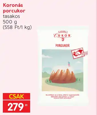 Spar Koronás porcukor tasakos 500 g ajánlat