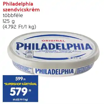 Spar Philadelphia szendvicskrém 125g ajánlat