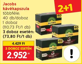 Jacobs kávékapszula 40 db/doboz 1 doboz