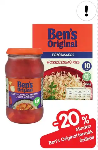Spar Minden Ben's Original termék árából! ajánlat