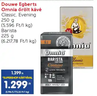 Spar Douwe Egberts Omnia őrölt kávé 250g ajánlat