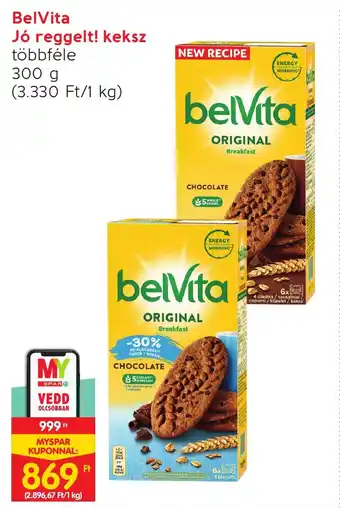 Spar BelVita Jó reggelt! keksz 300g ajánlat
