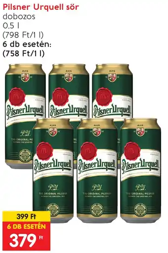 Pilsner Urquell sör 0,5l