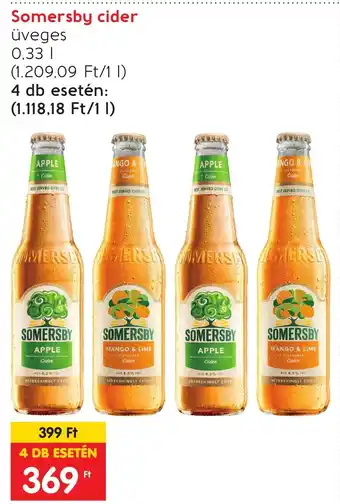 Spar Somersby cider 0,33l ajánlat