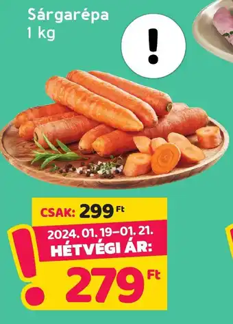 Spar Sárgarépa 1 kg ajánlat