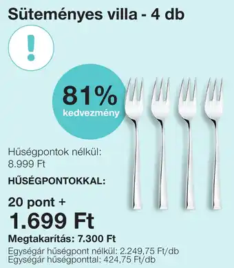 Spar Süteményes villa - 4 db ajánlat