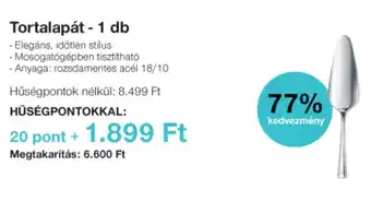 Tortalapát - 1 db
