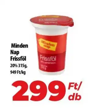 Coop Minden Nap Frissföl 315g ajánlat