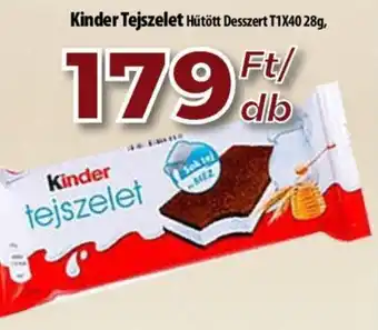Coop Kinder Tejszelet Hűtött Desszert T1X40 28g, ajánlat