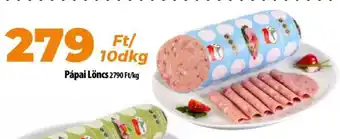 Coop Pápai Löncs 10dkg ajánlat