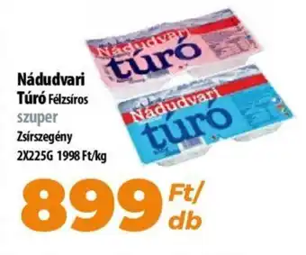 Coop Nádudvari Túró 2x225g ajánlat