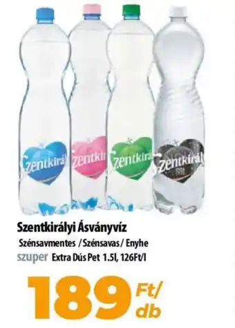 Coop Szentkirályi Ásványvíz 1,5l ajánlat