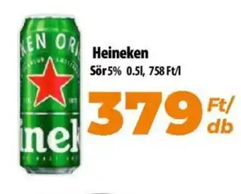 Coop Heineken Sör 5% 0.51 ajánlat