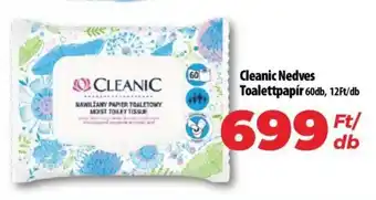 Coop Cleanic Nedves Toalettpapír 60db ajánlat
