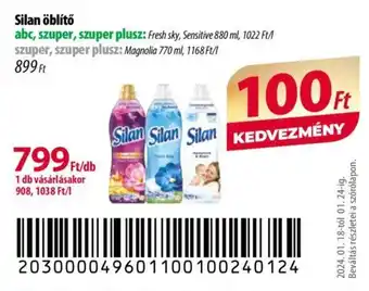 Coop Silan öblítő 880ml ajánlat