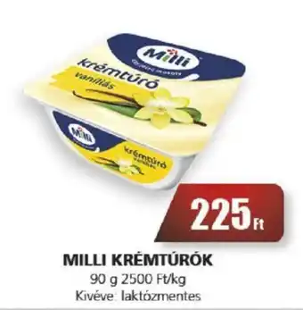MILLI KRÉMTÚRÓK 90g