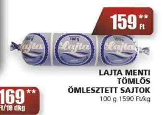 LAJTA MENTI TÖMLŐS ÖMLESZTETT SAJTOK 100 g