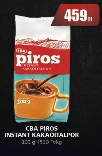 CBA CBA PIROS INSTANT KAKAÓITALPOR 300g ajánlat