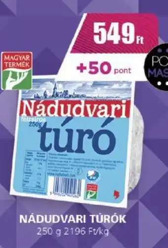CBA NÁDUDVARI TÚRÓK 250 g ajánlat