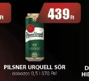 CBA PILSNER URQUELL SÖR 0,5 l ajánlat