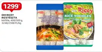 Auchan OH! RICEY RIZSTÉSZTA 400 - 500 g ajánlat