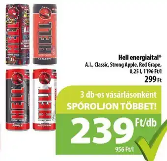 Coop Hell energiaital 0,25 l ajánlat