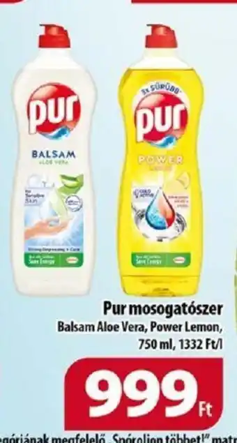 Coop Pur mosogatószer 750 ml ajánlat