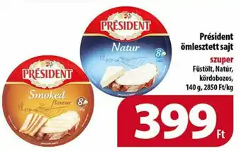 Président ömlesztett sajt 140g