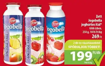 Coop Zott Jogobella joghurtos, 250 g ajánlat