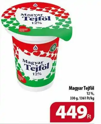 Coop Magyar Tejföl 330g ajánlat