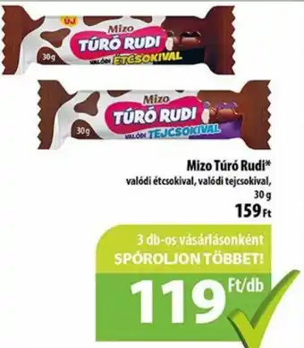 Coop Mizo Túró Rudi 30g ajánlat
