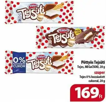 Coop Pöttyös Tejsüti Tejes, MEGACSOKI, 28 g ajánlat