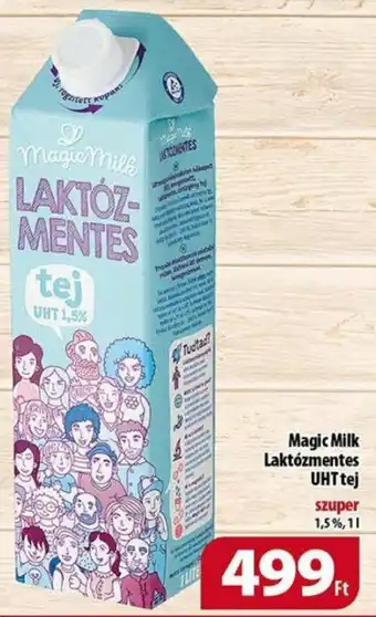 Coop Magic Milk Laktózmentes UHT tej 1,5% 1l ajánlat