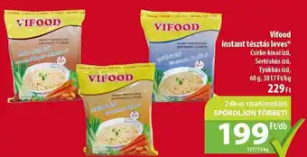 Coop Vifood instant tésztás leves 60g ajánlat