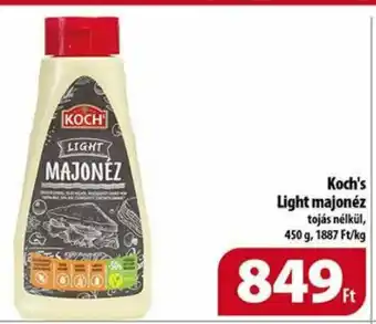 Coop Koch's Light majonéz 450 g ajánlat