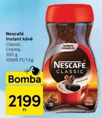 Tesco Nescafé instant kávé 200g ajánlat