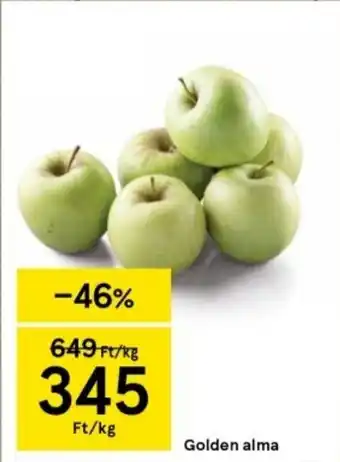 Tesco Golden alma Ft/kg ajánlat