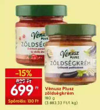 Spar Vénusz Plusz zöldségkrém 180 g ajánlat