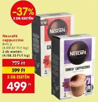 Nescafé cappuccino 8x15 g