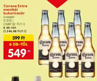 Spar Corona Extra mexikói kukoricasör 0.355l ajánlat