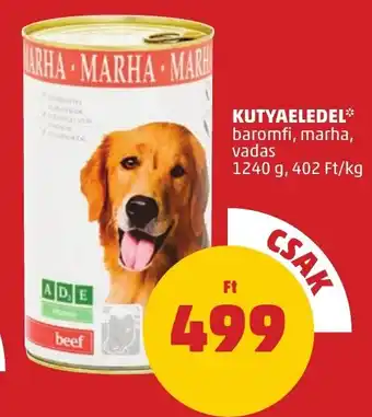 KUTYAELEDEL 1240 g