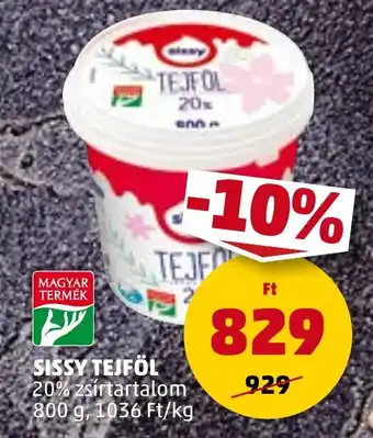 PENNY SISSY TEJFÖL 800 g ajánlat