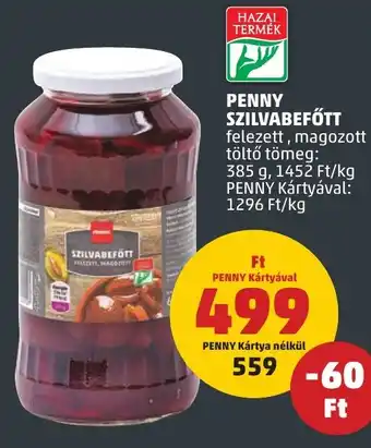 PENNY SZILVABEFŐTT 385 g